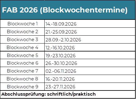 Baederfachschule - Fachangestellte für Bäderbetriebe 2026