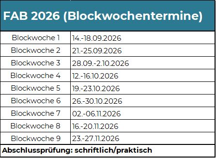 Baederfachschule - Fachangestellte für Bäderbetriebe 2026